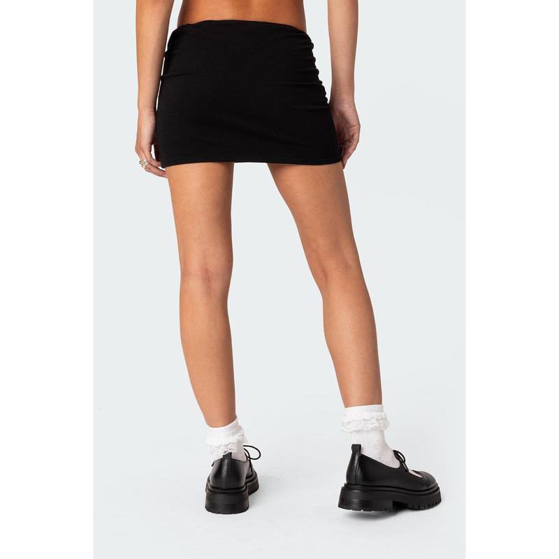 Aisha Low-Rise Mini Skirt