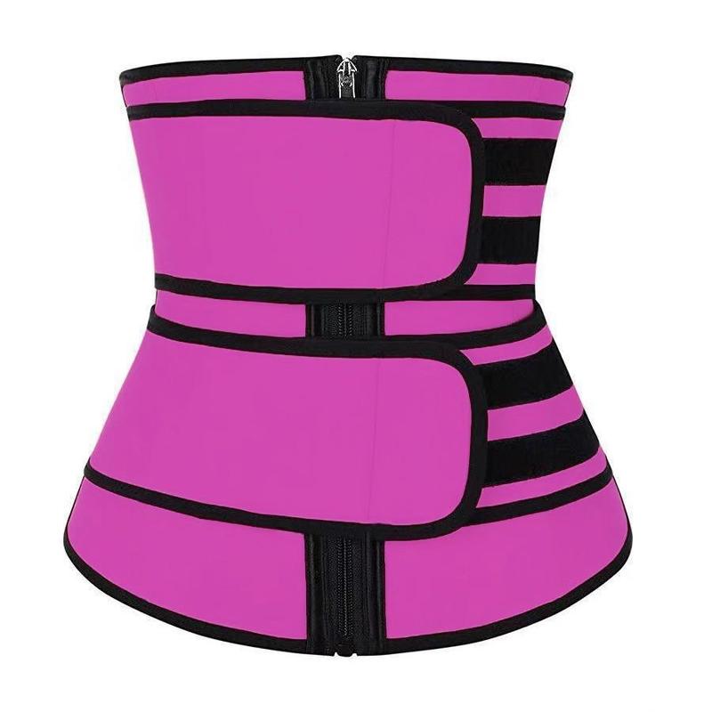 Summer Women's Basic Zipper Waist Trainer, Workout Clothes Waist Cincher for Women, Sports & Outdoor Accessories, Christmas Gift