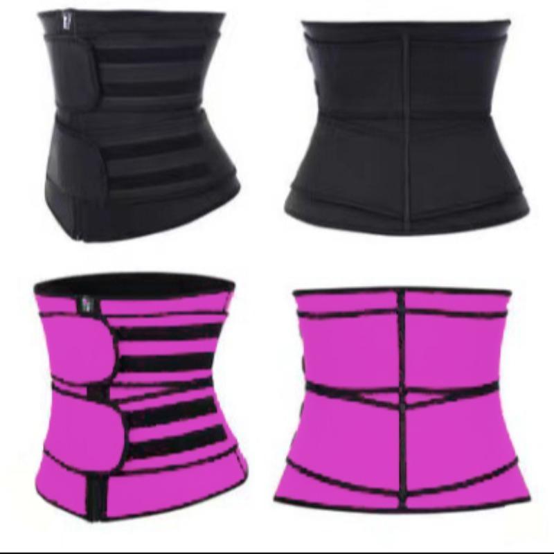 Summer Women's Basic Zipper Waist Trainer, Workout Clothes Waist Cincher for Women, Sports & Outdoor Accessories, Christmas Gift