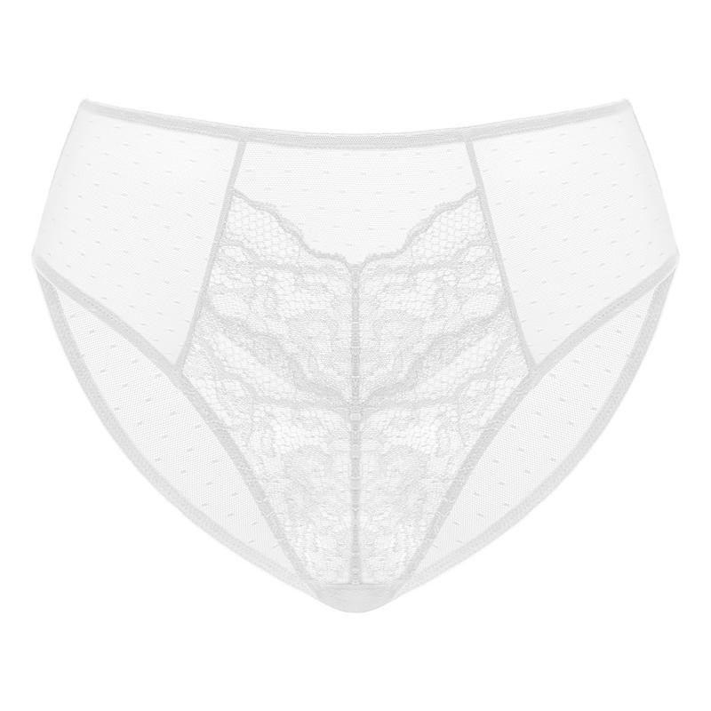 HSIA Enchante Floral Lace Sheer Mesh Back Bikini Underwear Matching Panty