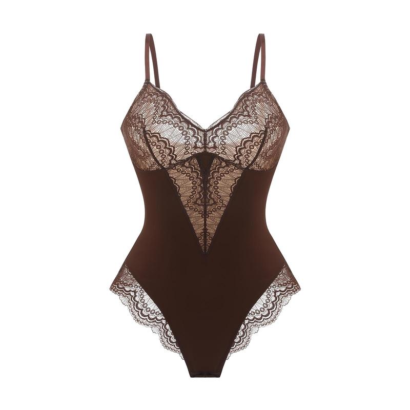 FeelinGirl Valentine's Day Sexy Low-back Ultra-versatile Lace Bodysuit Tops Comfort Womenswear feelingirlshop