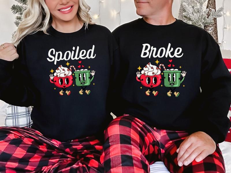 Ugly Couples Christmas Sweater, Ugly Couple Sweaters, Couples Christmas Sweaters, Christmas Sweatshirts, Matching Couple Christmas Shirt Set