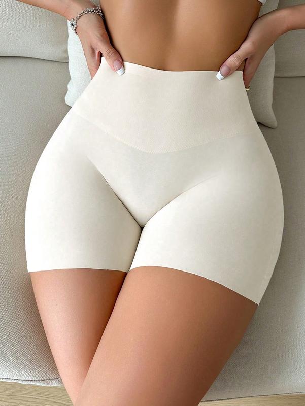 Solid Color High Waist Hip Lifting Tummy Control Body Shaping Shorts shapewear pant shapewear knicker high waist lift shapewear