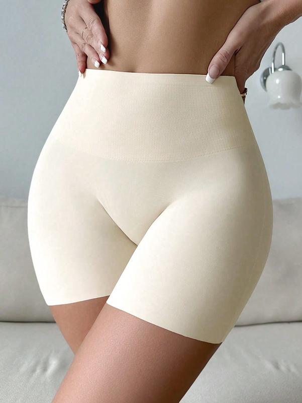 Solid Color High Waist Hip Lifting Tummy Control Body Shaping Shorts shapewear pant shapewear knicker high waist lift shapewear