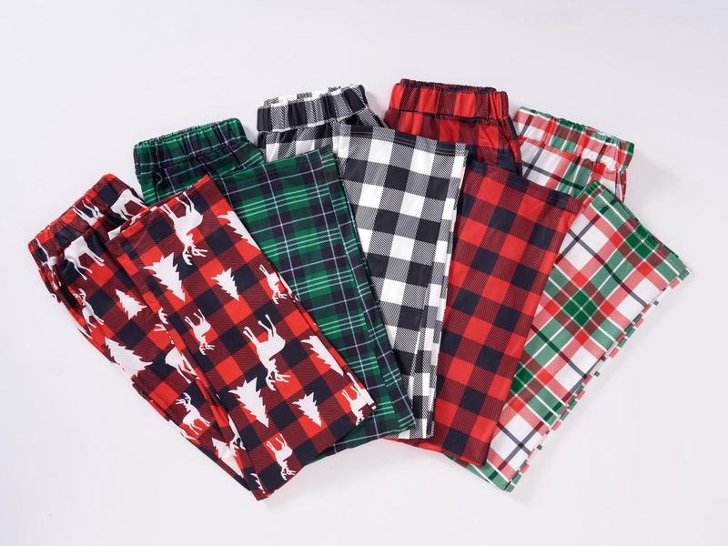 000Mickiy000 Christmas Pajamas - poDisneyop Trip Christmas Plaid Pajamas, Plaid Pajama Pants, Christmas Winter Adult Unisex Pajama Bottoms, Buffalo Plaid PJ Pants, Christmas Pants,Matching Christmas PJs, Christmas Multi