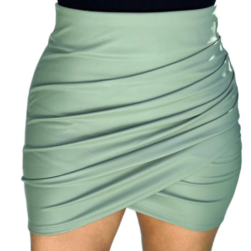 Ghalia Green Skirt for Women - Stylish Bottom - Womenswear