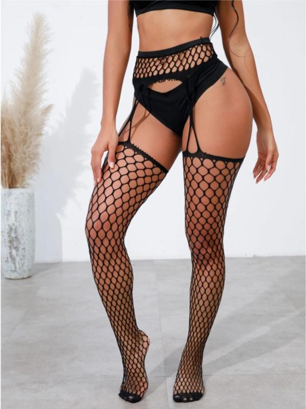 Women's Hollow Out Fishnet Tights for Comfortable Fit - Womenswear