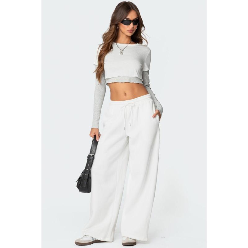 Kamari Low Rise Wide Sweatpants