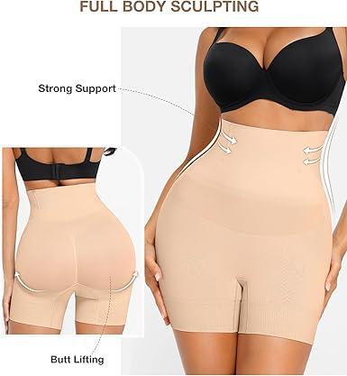 Lover-Beauty Tummy Control Shapewear Shorts for Women Butt Lifter Thigh Slimmer Shapewear Panties Seamless Girdle Shorts