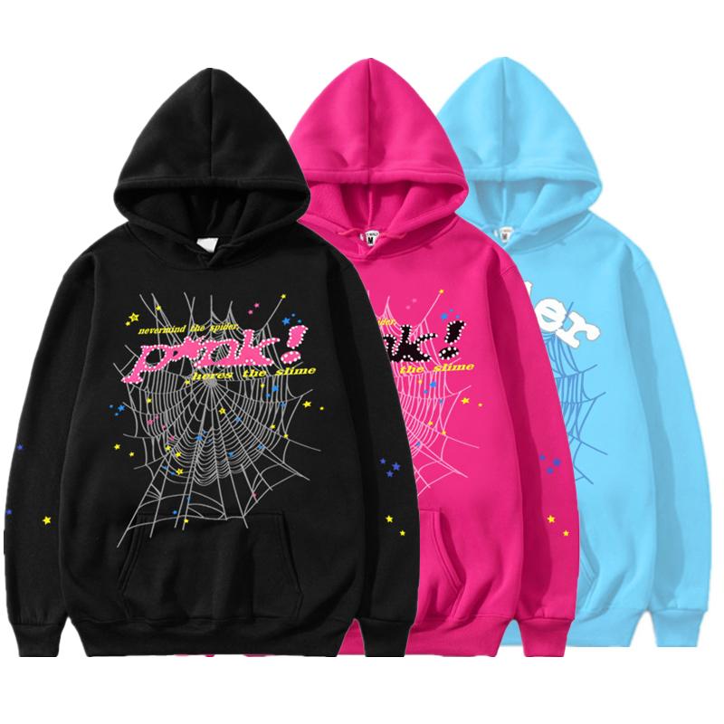 Autumn and Winter Hip Hop Spide Hoodies Women's Sportswear Casual Fashionable Hip Hop Letter Printed Pullovers