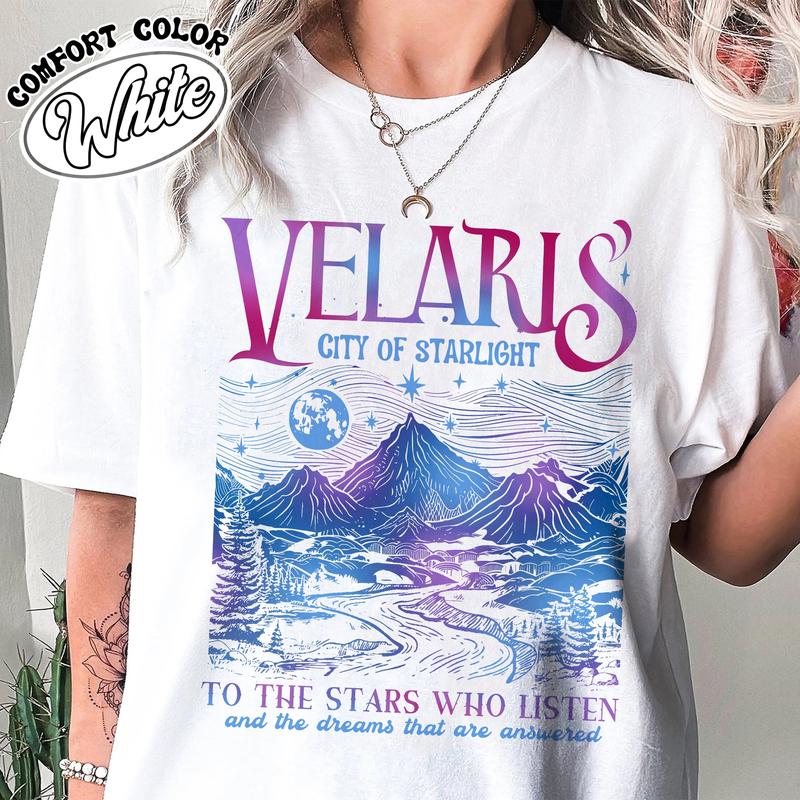 Velaris City Of Starlight Acotar Comfort Color Shirt