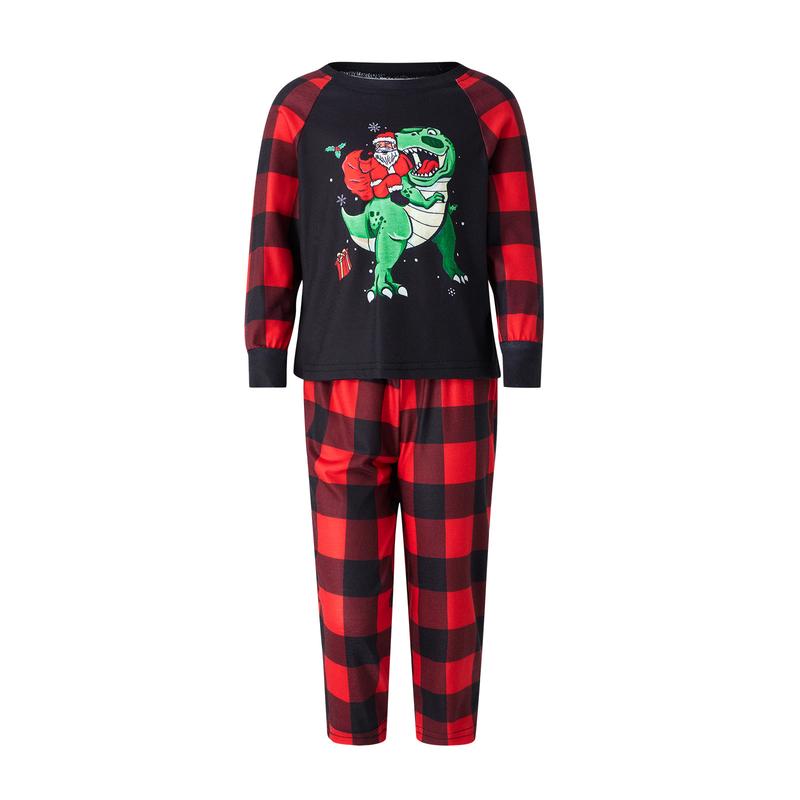 Christmas Pajamas Family Matching Sets Dinosuar Christmas Pjs Xmas Sleepwear for Women Men Couples Adult Kids