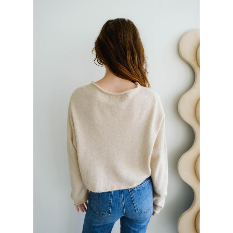 Women Casual Cardigan Sweater Lightweight Loose Crewneck Button Down Long Sleeve Basic Knit Tops Knitwear Womenswear Chic Comfortable