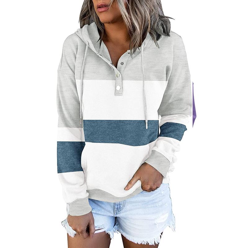 Magritta Hoodie for Women Tie Dye Sweatshirt Teen Girl Button Down Teen Tops Casual Long Sleeve Oversize Pullover