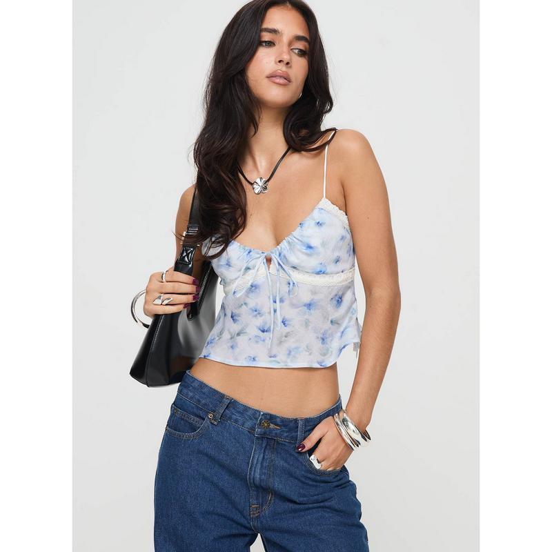 Karta Top White   Blue