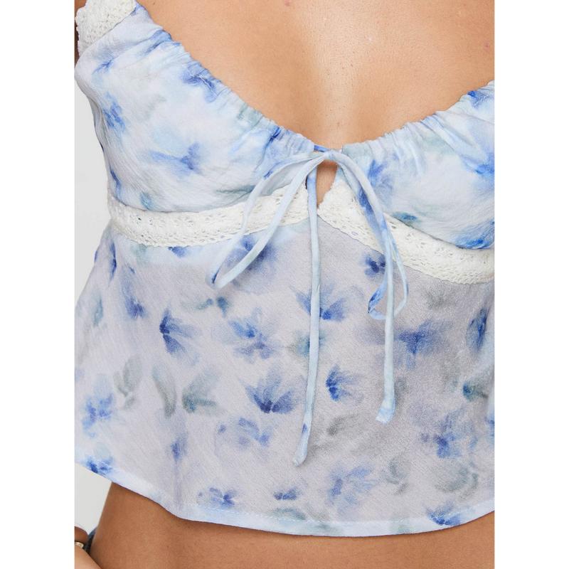 Karta Top White   Blue