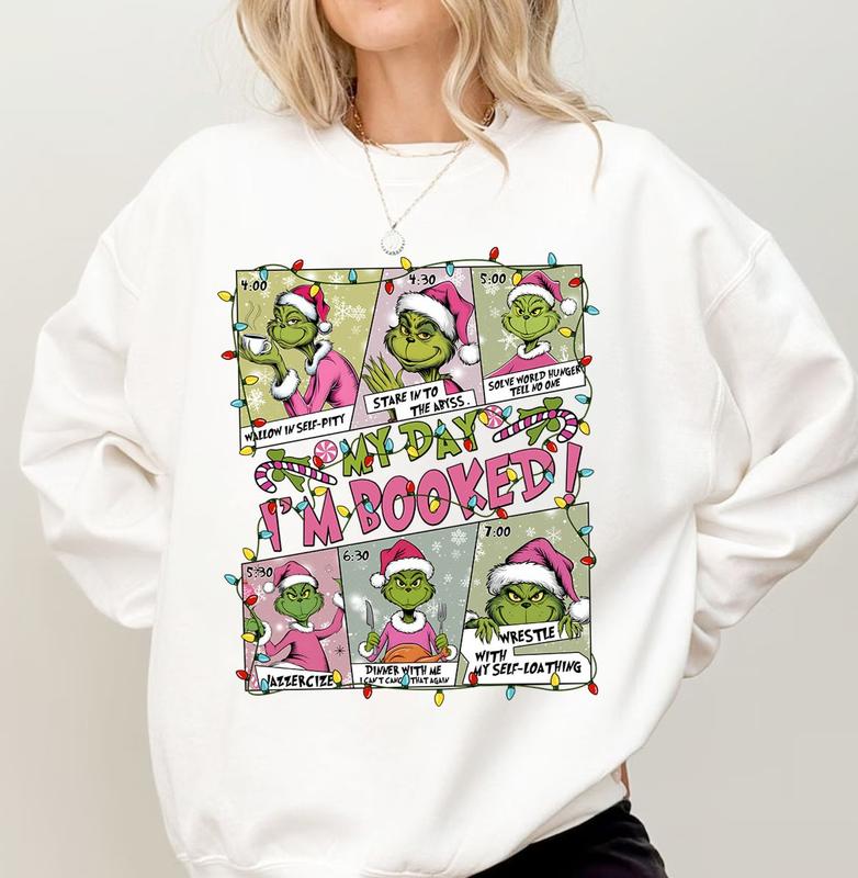 Merry Griinch Sweatshirt, Griinch Shirt For Christmas, G.R.I.N.C.H.M.A.S Shirt For Xmas, Trendy Xmas Sweatshirt, Christmas Hoodie Gift