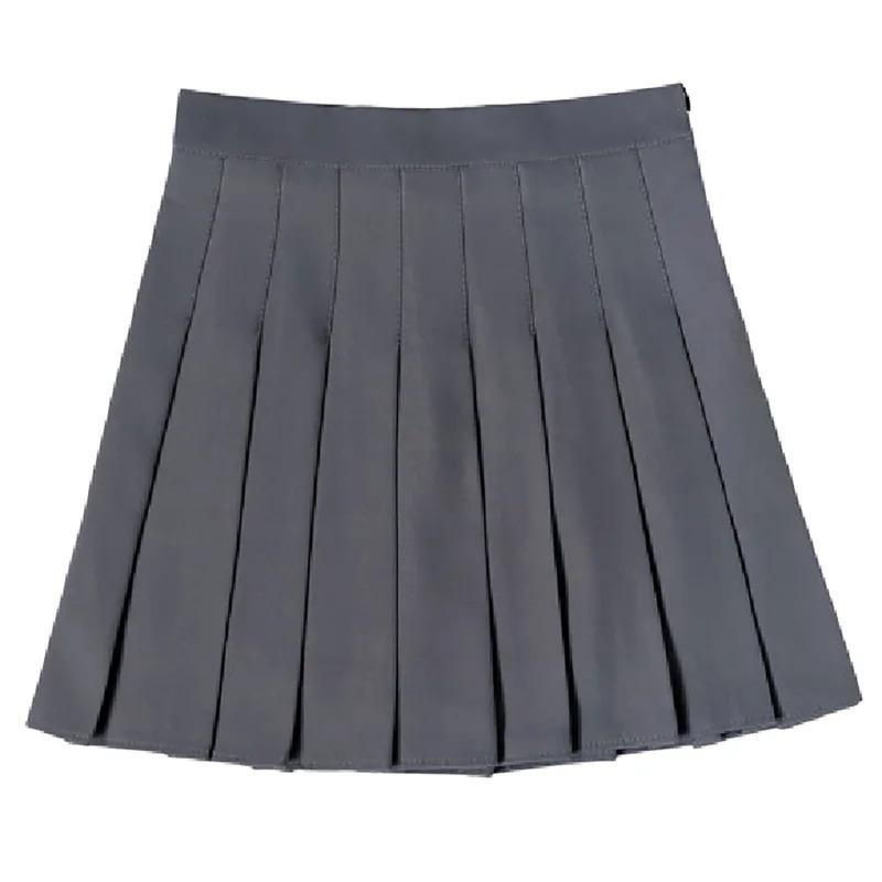 Pleated Skirt JK Skirt Plus Size High Waist Short Skirt Anti-Wrinkle JK Skirt Pleated Skirt with Lining Preppy StyleSlim A-Line 2024