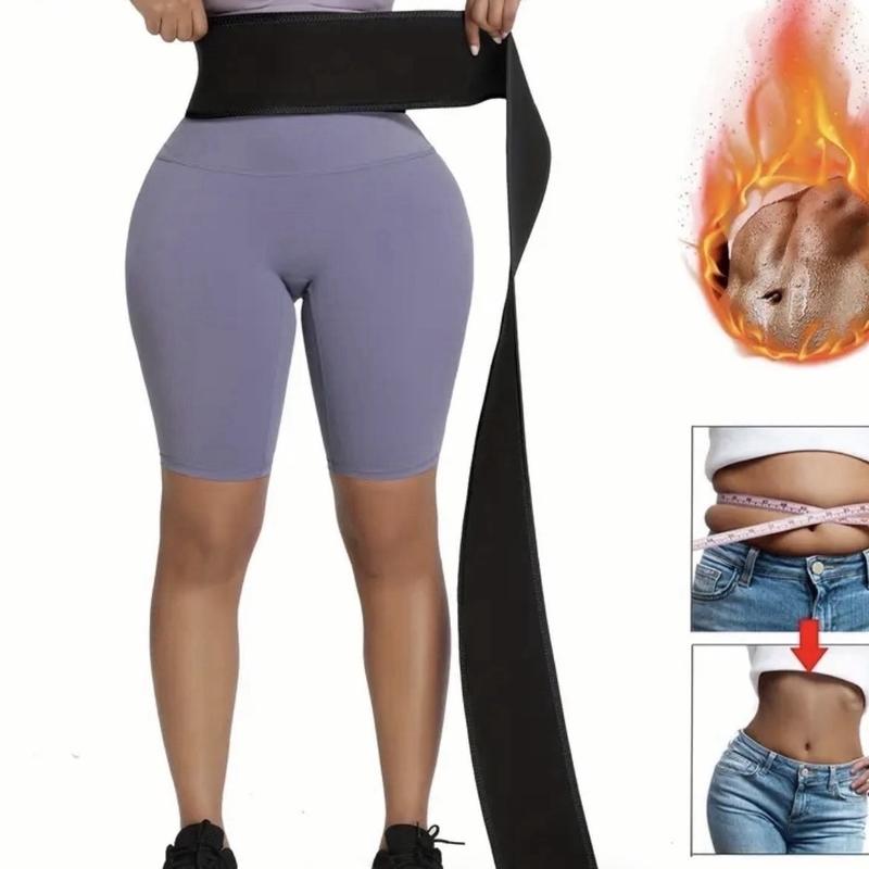 Neoprene Winter Women's Fitness Tummy Trimmer Control Waist Wrap Belt with Back Support for Gym