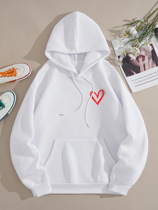 Women's Y2K Drop Shoulder Oversized Hoodie, Drawstring Hooded Sweatshirt, Hoodies for Women, Pullover Tops for Streetwear, Fall Essential Hoodies, Gift for Girlfriend Wife, Fall Outfits, Fallfreshness, Downtown Girl Clothes