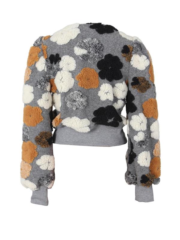 Women's Floral Print Button Front Jacket, Casual Long Sleeve Outerwear for Fall & Winter, Ladies Clothes for Daily Wear