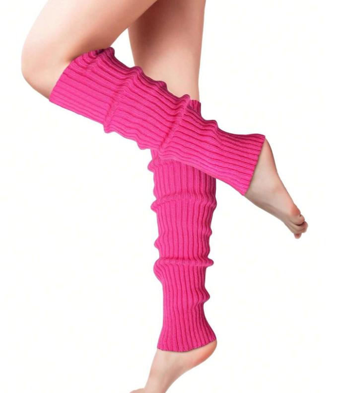 Leg Warmers - Fashion Knit Neon Leg Warmers For Women Sports Party Yoga Accessories