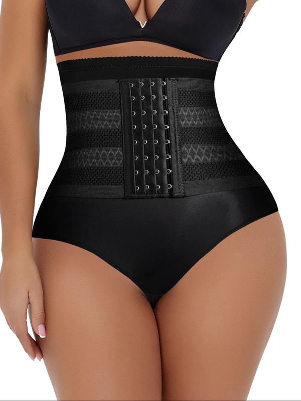 Women's High Waist Shapewear Bottoms, Adjustable Hook & Eye Closure Tummy Control Shaper, Ladies Shapewear for All Seasons