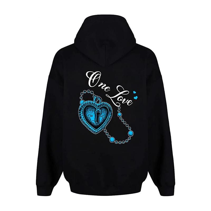 One Heart One Love Hoodie, Key Lock Couple Hoodie, Matching Couple Hoodie, Husband Wife Hoodie, Couples Clothes, Outfit Unisex Hoodie, Trendy Shirt, Men Clothes, Women Clothes, Gift For Men and Women