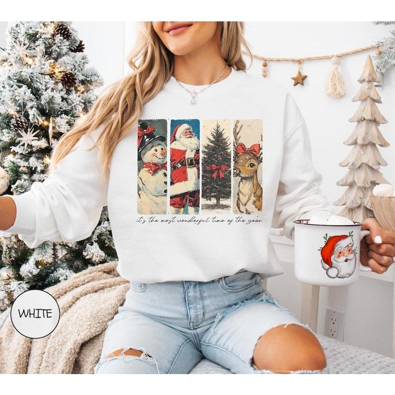 It's The Most Wonderful Time Of The Year Sweatshirt Hoodie, Cute Santa Tee, Christmas Family Shirt, Family Holiday Shirt, Xmas Gingerbread