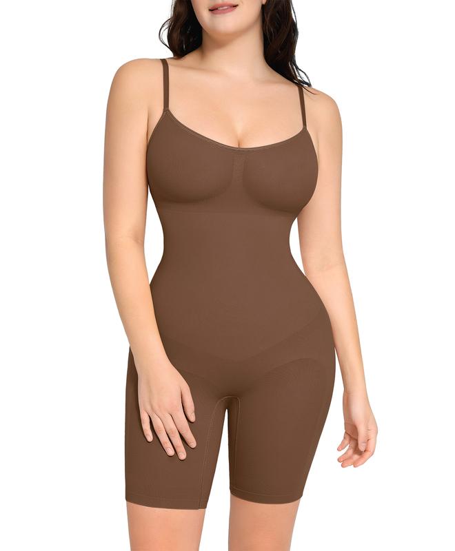 FeelinGirl Shapewear for Women Butt Lifter Bodysuit Tummy Control Shapewear Seamless Basic Comfort Womenswear 6 Hip Compression