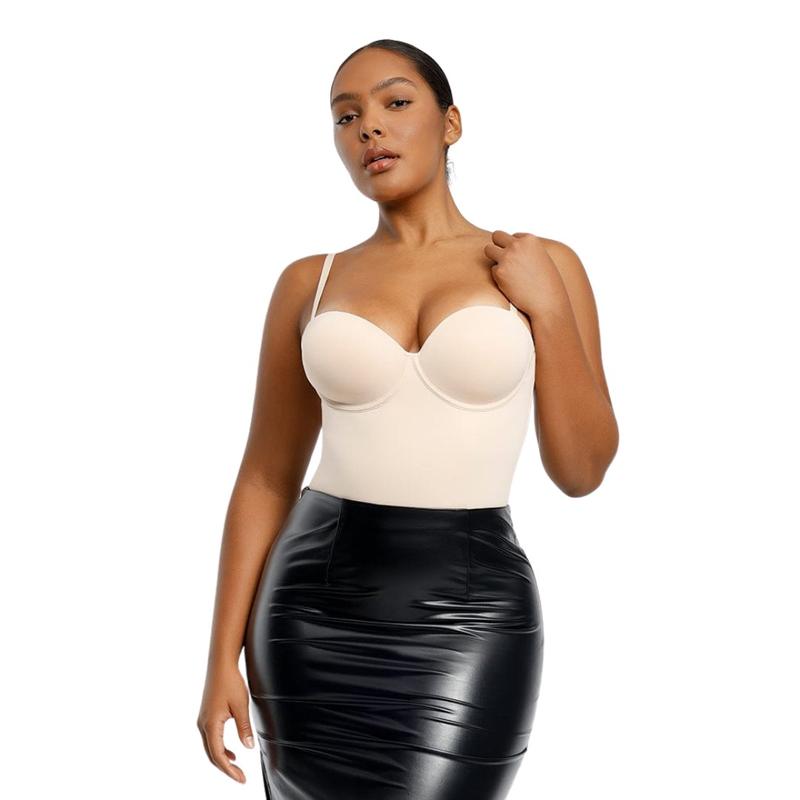 Shapellx  AirSlim Bustier Underwire Bodysuit Womenswear Tops