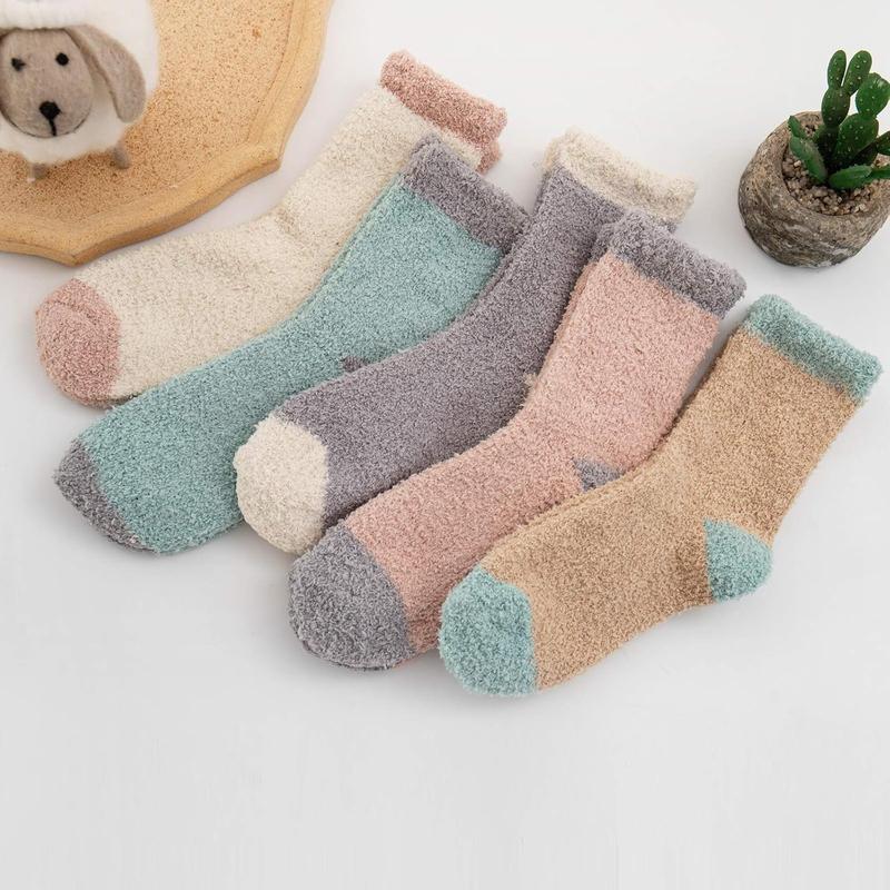 Fuzzy Socks Soft Cozy Fluffy Slipper Winter Warm Plush Socks Christmas Stocking Stuffers Gifts for Women