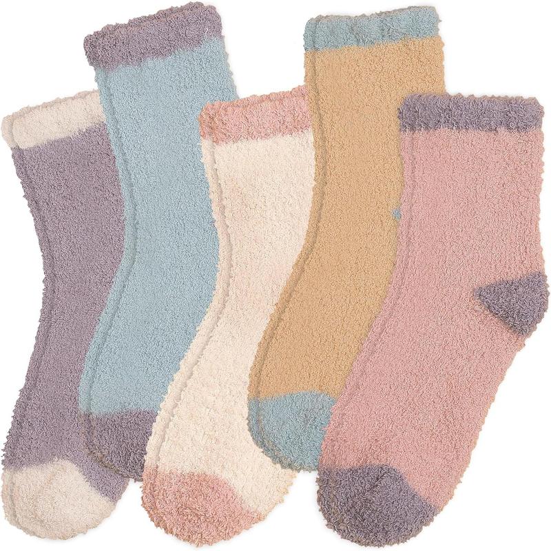 Fuzzy Socks Soft Cozy Fluffy Slipper Winter Warm Plush Socks Christmas Stocking Stuffers Gifts for Women