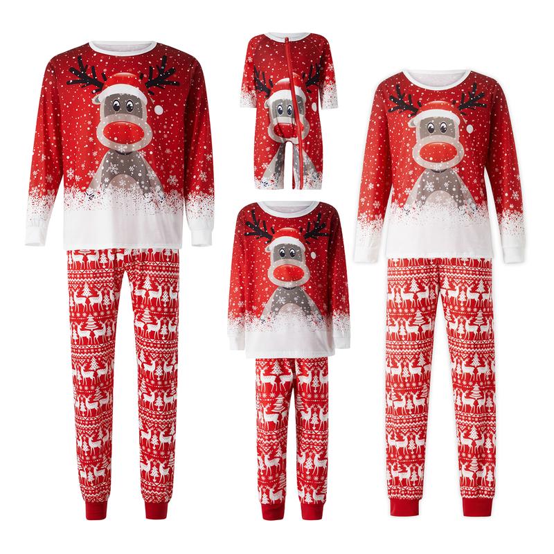 Calsunbaby Matching Christmas Pjs for Family Pajamas Matching Sets Christmas Pajamas Holiday Xmas Jammies Sleepwear