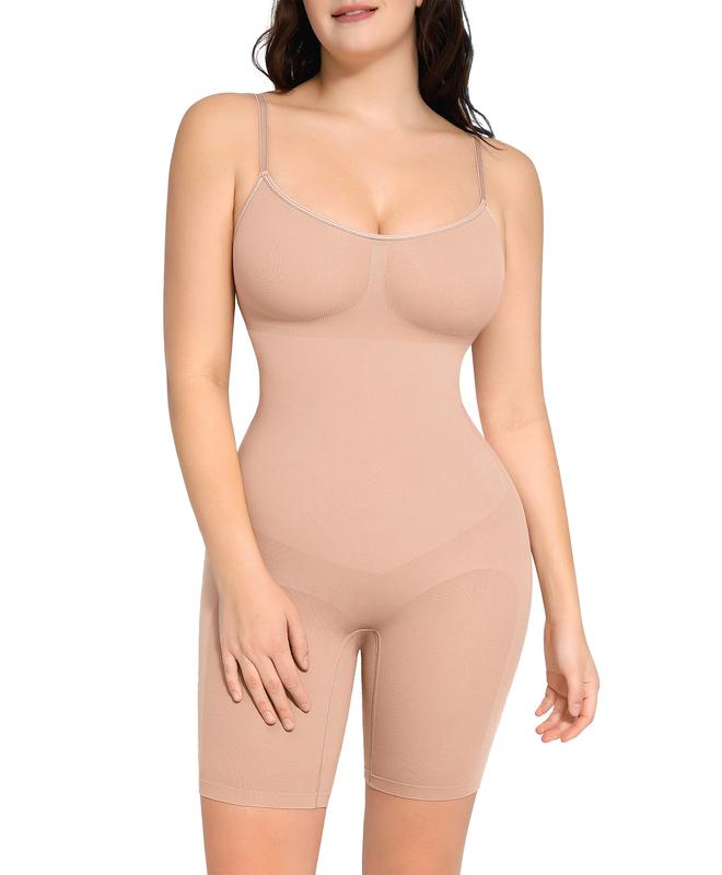 FeelinGirl Shapewear for Women Butt Lifter Bodysuit Tummy Control Shapewear Seamless Basic Comfort Womenswear 6 Hip Compression