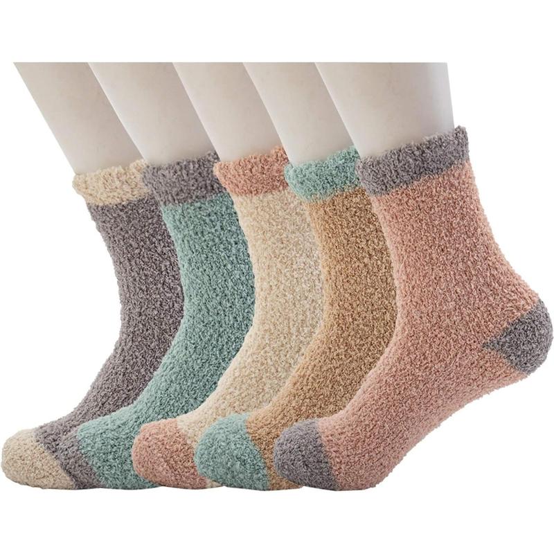 Fuzzy Socks Soft Cozy Fluffy Slipper Winter Warm Plush Socks Christmas Stocking Stuffers Gifts for Women