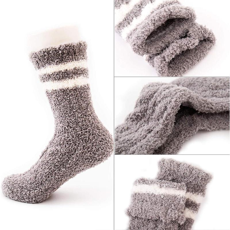 Fuzzy Socks Soft Cozy Fluffy Slipper Winter Warm Plush Socks Christmas Stocking Stuffers Gifts for Women