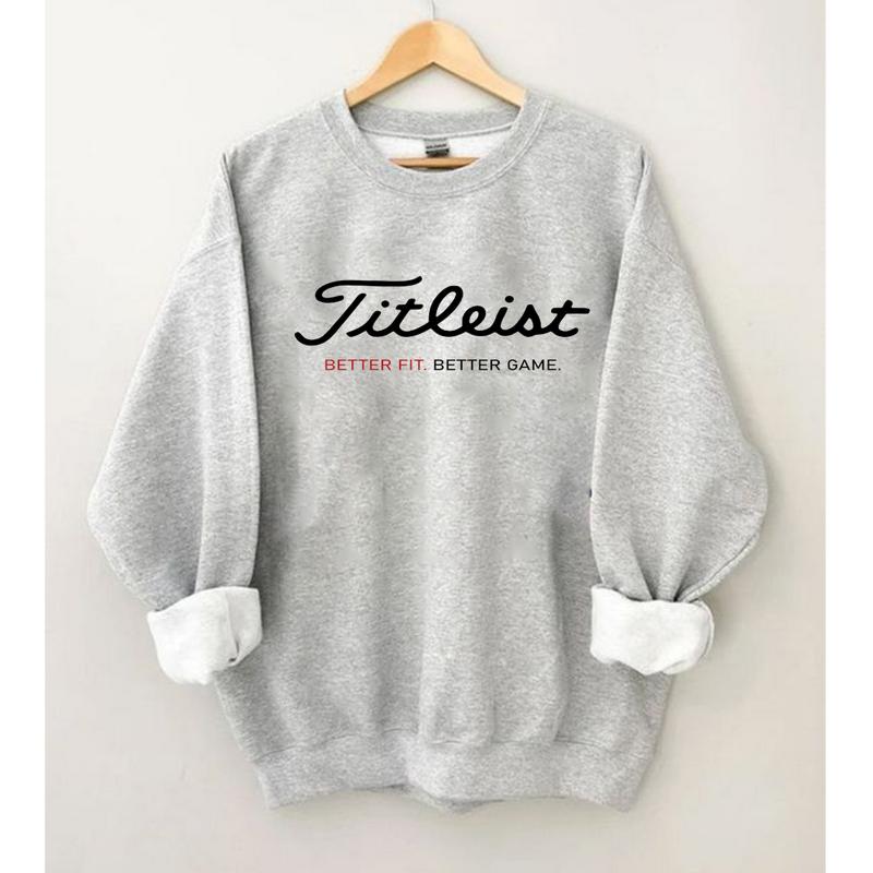 Titleist Golf Script Sweatshirt T-Shirt Hoodie Men Women Golf Apparel Streetwear casual Vibrant colors Golf Gift Idea Pullover Everyday Wear Cotton Fit