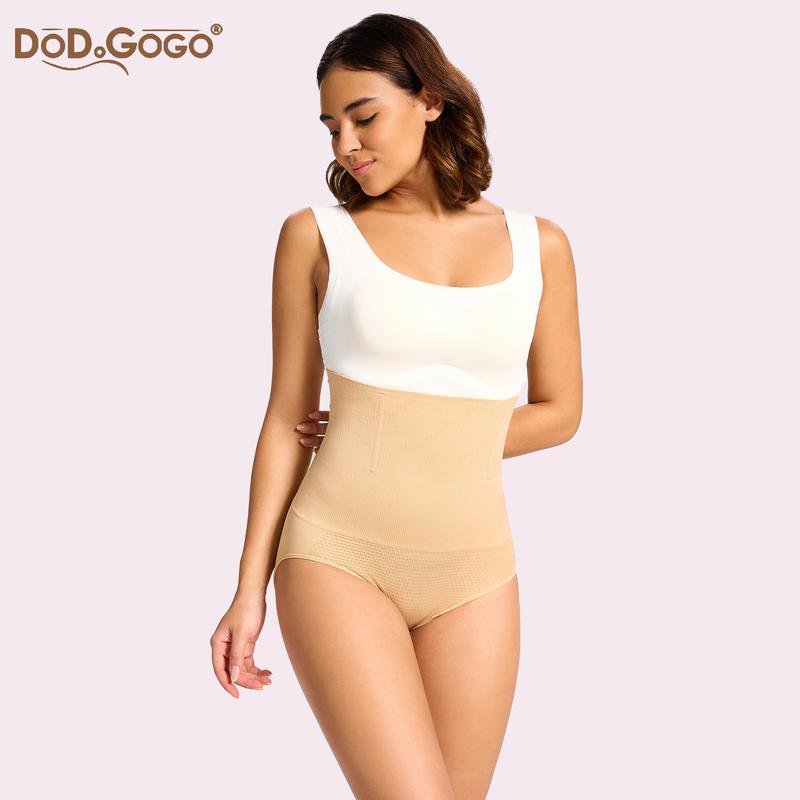 DODOGOGO Women's High-Waist Shapewear Panties  Tummy Control  Butt Lifter  Ideal for Working Moms and Party Goers  Comfortable and Breathable for Everyday and Event Style Womenswear Compression Basic