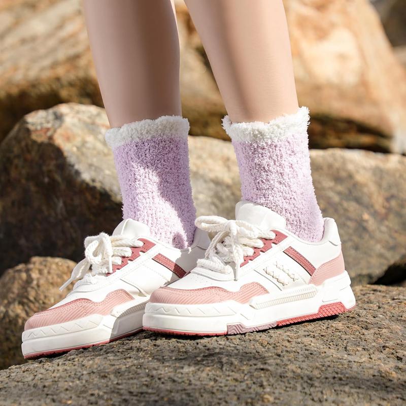 Fuzzy Socks for Women - Slipper Socks for Women, Non Slip Socks Women  Socks with Grips Winter Fluffy Sock