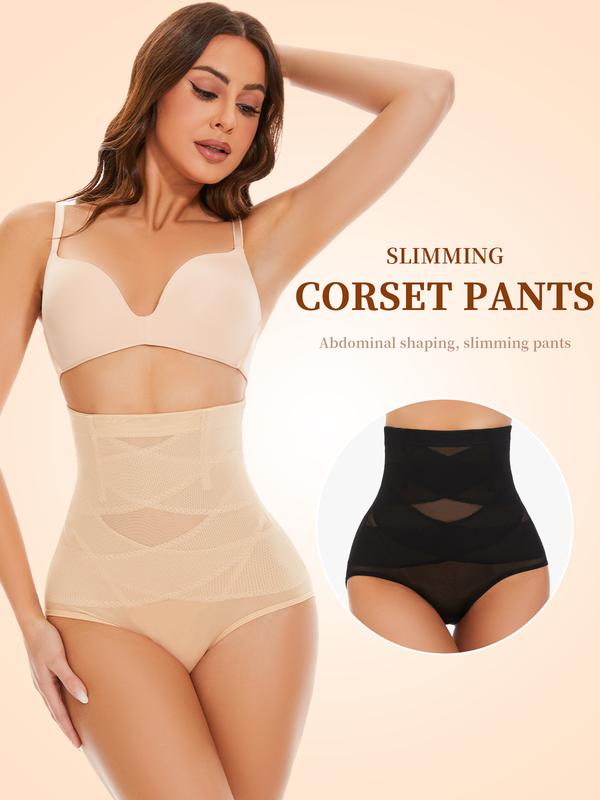 Contouring Panties Female Abdominal Control High Waist Super Tight Contouring Waist Tubing Panty shapewear corset Comfort Compression Spaghetti Strap Minimalist Basic Adjustable Waist danielle guizio skirt white fox sets tummy control