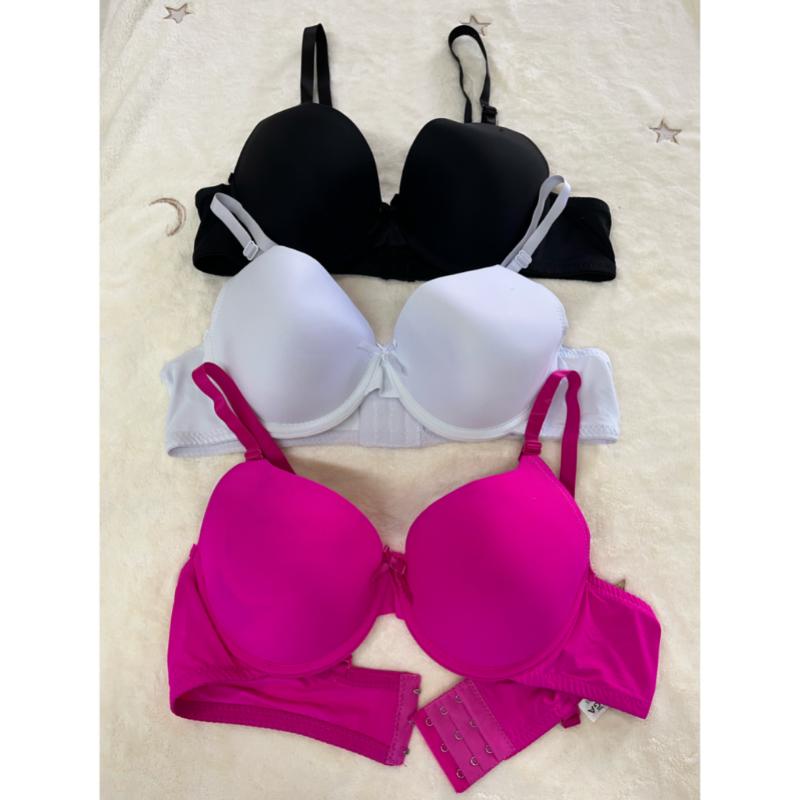 09 6Pack of Color 3Roe Button Bras B Cup and C Cup and D Cup and DD Cup