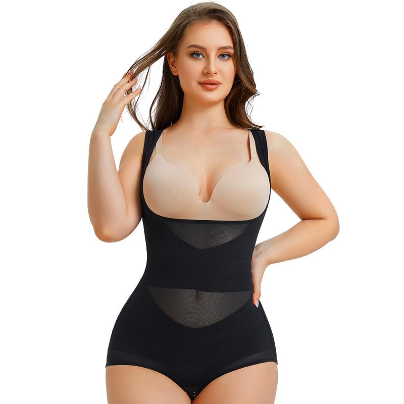 Brabic Women U Shape Mesh Breathable Shapewear