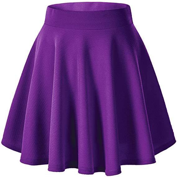 Popular Skirt Wholesale High Quality Multi-Functional Stretch Horn Leisure Mini Skater Skirt