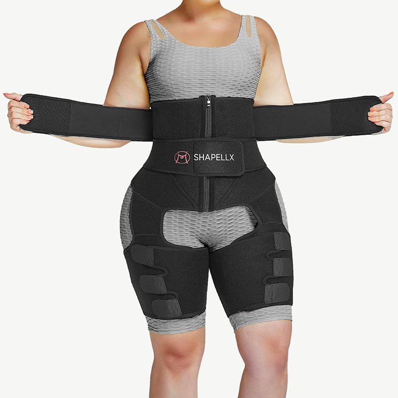 Shapellx NeoSweat 3-In-1 Waist and Thigh Trimmer Butt Lifter