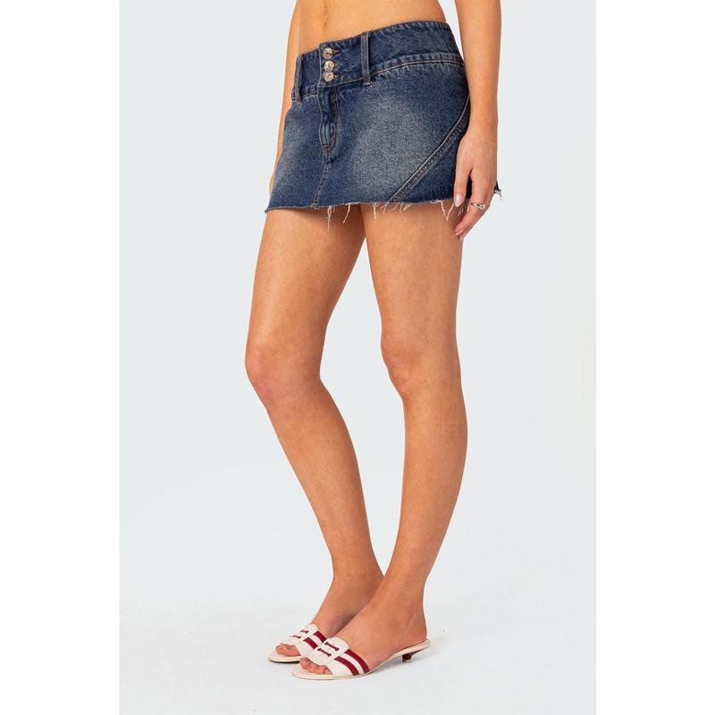 Kate Denim Micro Skort