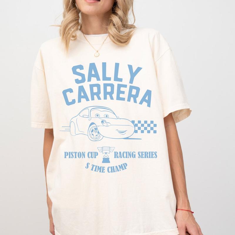 Vintage Comfort Colors Cars Matching Shirt, Lightning Mcqueenn and Sallyy Couple T-shirt, Limited McQueenn T-Shirt, Couple Shirt, Couple Shirt Gifts, Valentine Gift