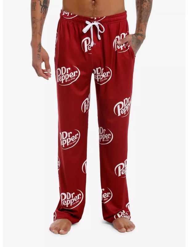 Dr. Pepper Allover Print Pajama Pants