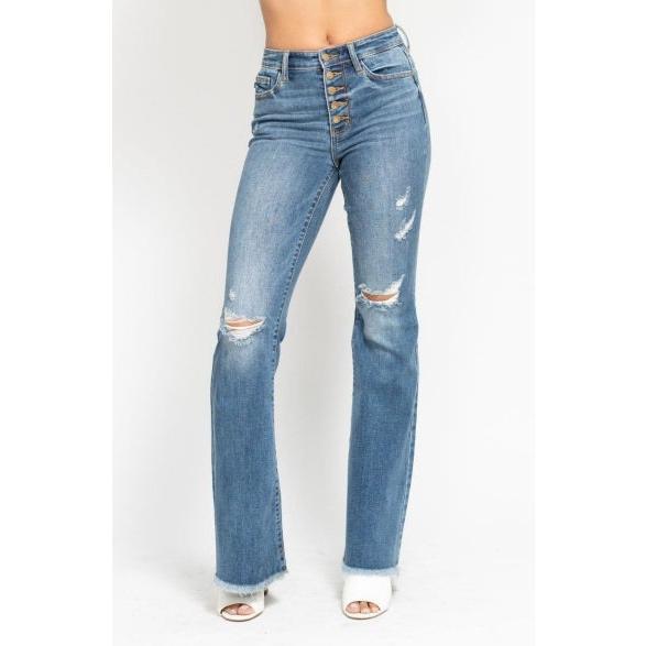 The Kristy Button Fly Judy Blue Jeans