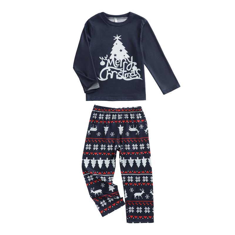 Christmas Pajamas for Family Matching Pajamas Set Xmas Christmas tree Holiday Sleepwear